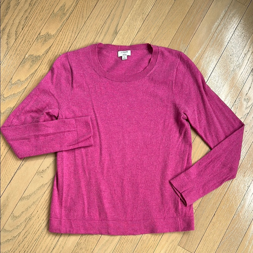 J.Crew | Fuchsia Teddie Sweater